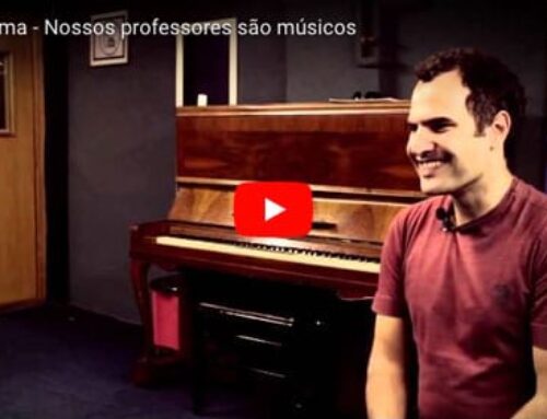 Nossos professores são músicos